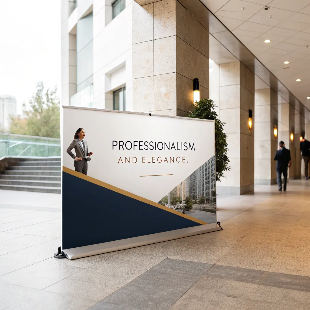 Footer banner displaying professionalism and elegance